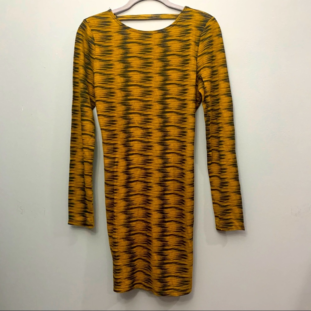 NWOT American Apparel black & gold Bodycon
